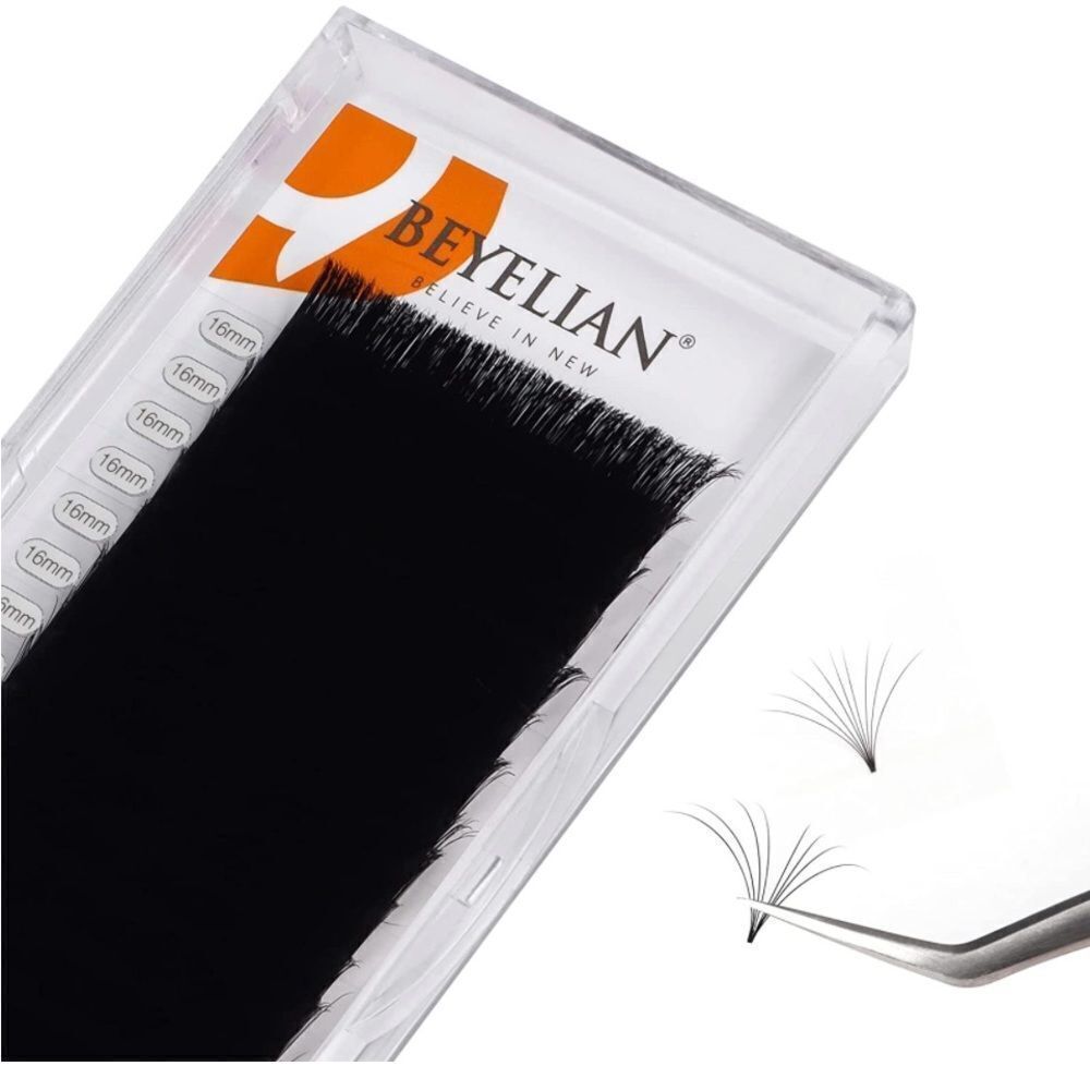 NEW Extensions Volume Set Self Fanning Lashes Pro Natural Mink